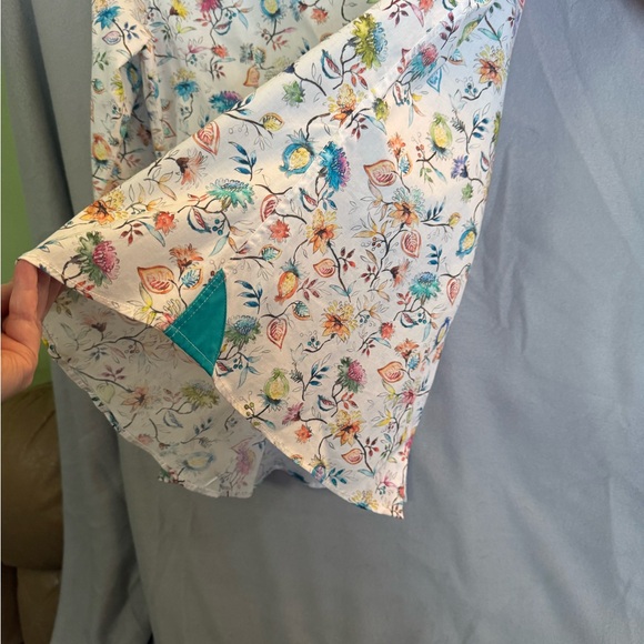 Baroche button-up Multicolor Floral shirt EU40 fitted - Picture 7 of 7